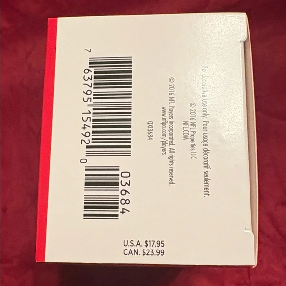 NIB Peyton Manning Denver Broncos Super Bowl 50 Commemorative Ornament 2016 - Picture 15 of 15